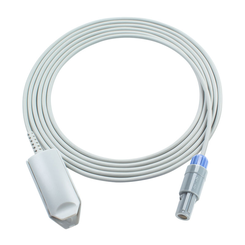 6Pin 40Degree مصطف أصابع البالغين SpO2 Sensor 3.0M متوافق Drager Vist 120 Vist 120s