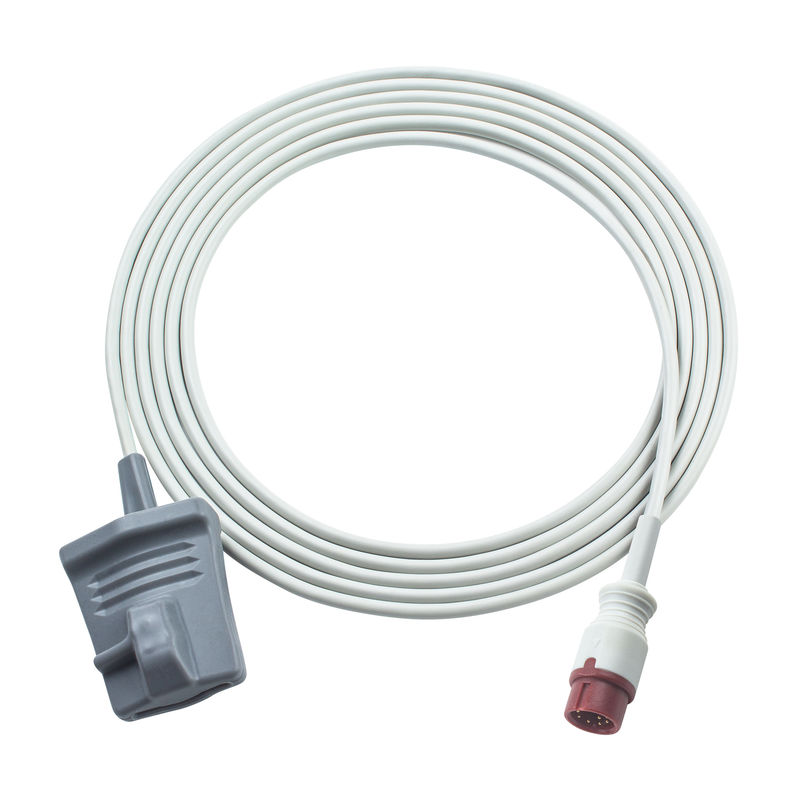 متوافق بايو لايت S12 المراهق مطاط رأس SpO2 جهاز استشعار بايو لايت M12 S M سلسلة 9Pin 3.0M