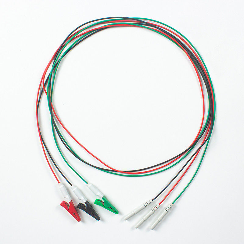كابل تخطيط كهربية القلب متوافق مع Animal Din Type إلى Animal Grabber 3Lead