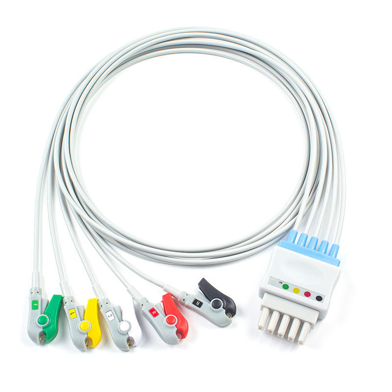 GE Datex Ohmeda 545316 545318 2.0 5 كابل مراقبة المريض ECG EKG