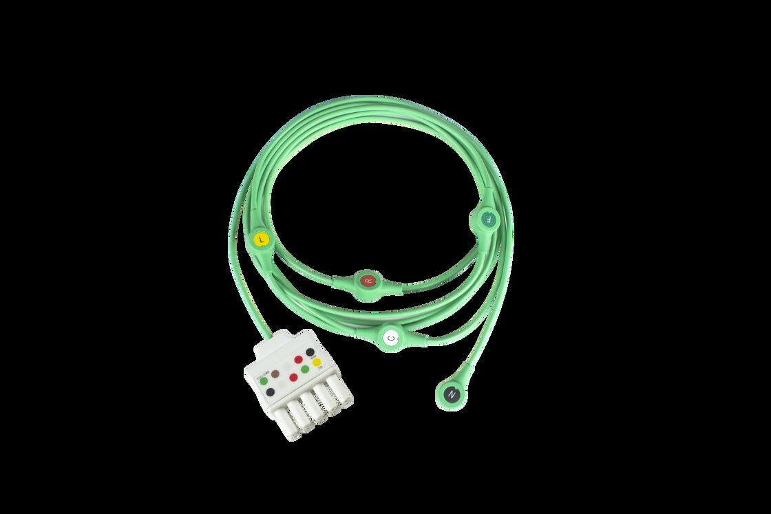 سيمن درايجر مونووليد MS16160 MS16161 ECG ECG المريض كابلات و أسلاك الرصاص 3 سلك الرصاص مزدوج 5Pin