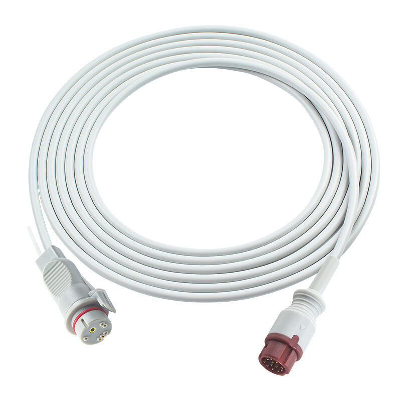 كابل محول بيستوس IBP 12Pin إلى إدوارد أرغون BD أبوت BB PVB يوتا Medex Mindray Connector لـ BT-710 BT-720 BT-740 BT-770 BT-780