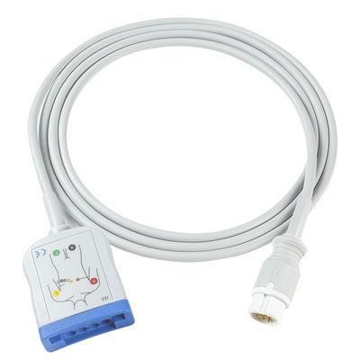 كابل P-Hilips 12Pin 6 + 4 ECG Trunck كابل AAMI IEC ECG للمريض