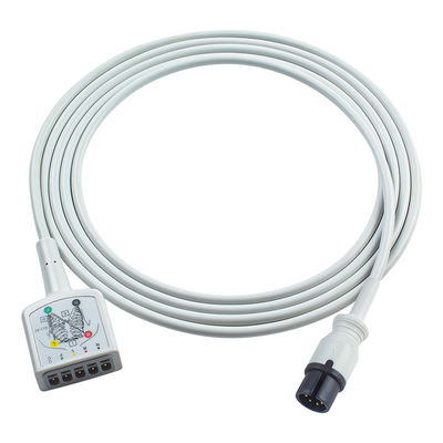 P-Fhilips PH AAMI 6Pin Connector 5Lead ECG Trunk Adapter كابل 453561432691 453561227251 كابل إضافة ECG VS Style