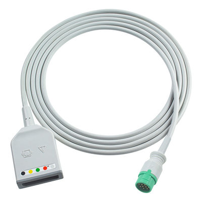 فوكودا دينشي 12Pin 5Lead ECG Trunk Adapter كابل ديناسكوب DS-7100 كابل تمديد ECG Euro Style