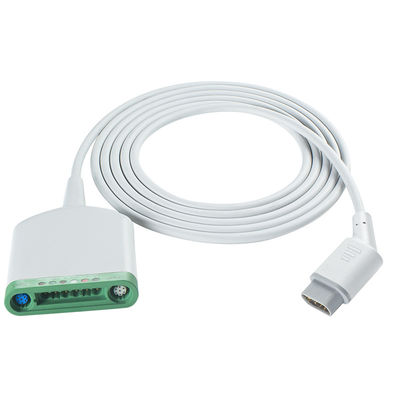 متوافق مع كابل المريض المتعدد 6 بود 3.5M 6Lead ECG مع SpO2 / درجة الحرارة / وظيفة ECG