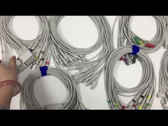 GE CAM 14 أسلاك الرصاص ECG 420101-002 IEC 4.0 Banana EKG Leadwires