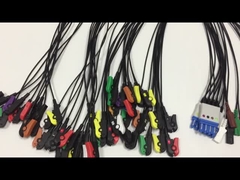 Spacelabs Radio Translucent Wire 1 متر شفاف 10 كابل الرصاص ECG الرصاص